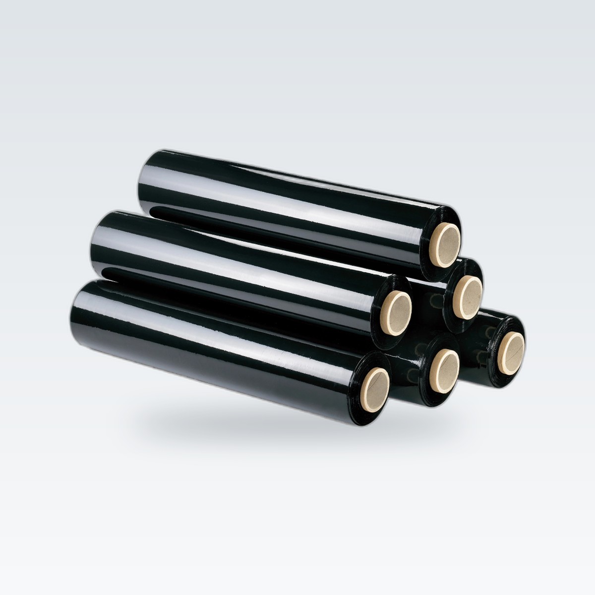 Six rolls of stretch film