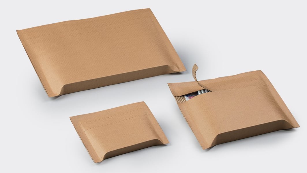 Corrugated cardboard envelope mailer