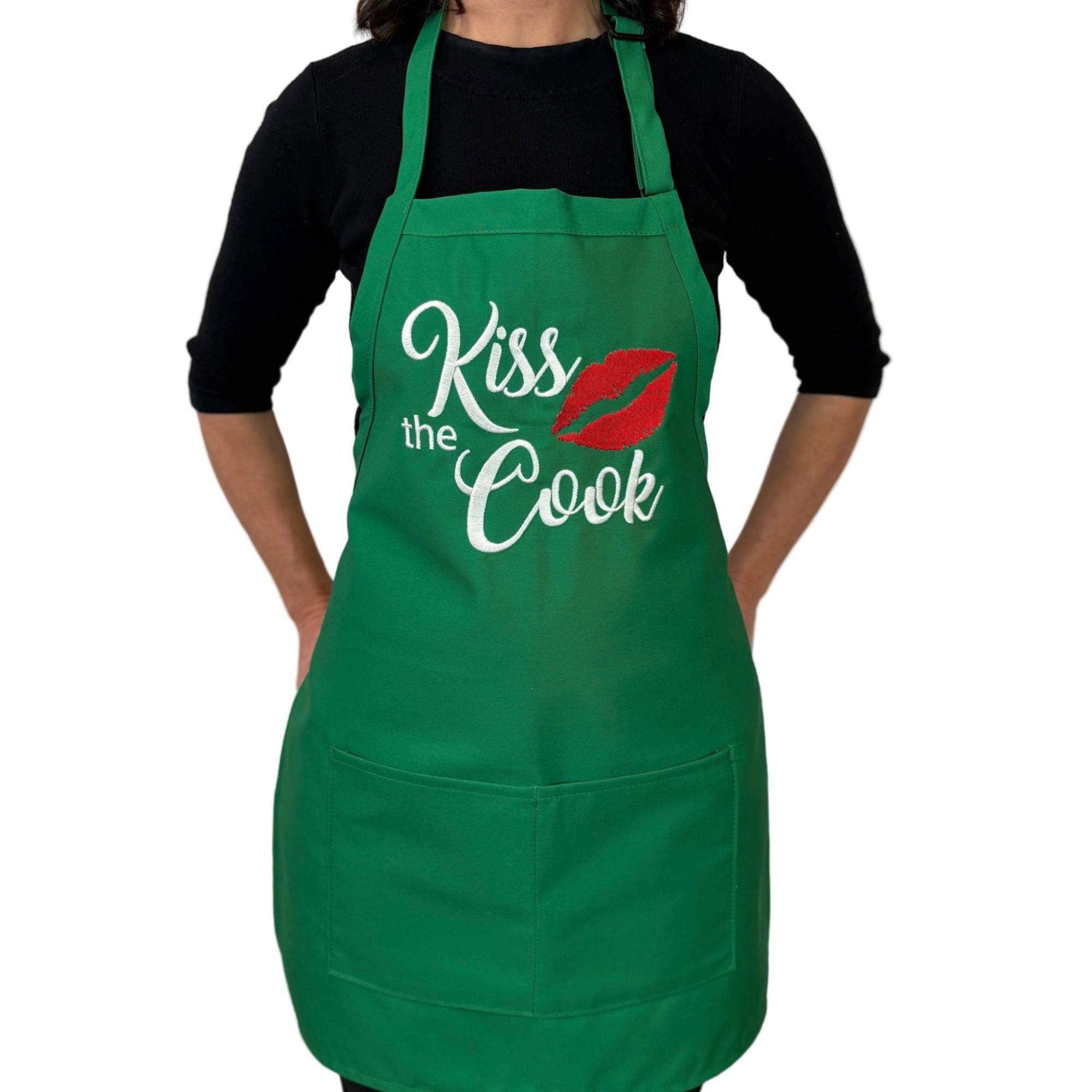 Professional cotton apron with embroidered logo